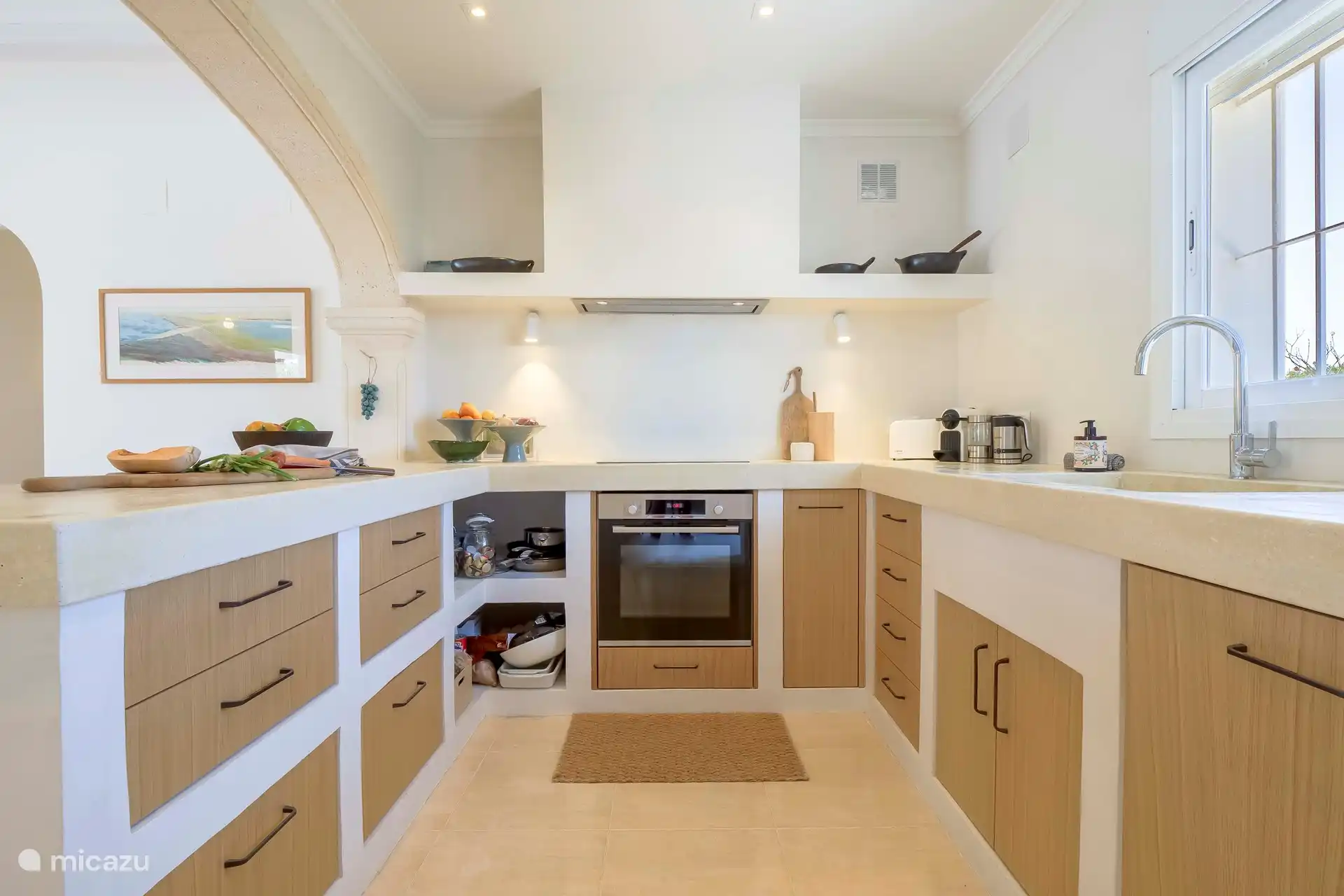 Casa d'Olivera - Offener Keuken.