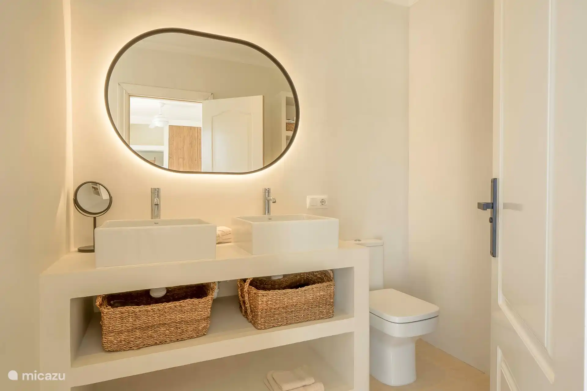 Casa d'Olivera - Badkamer van de Hauptschlafzimmer.