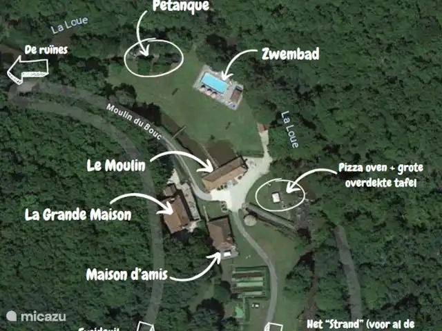Le Moulin | France, Dordogne, Excideuil - gîte / cottage Plan du domaine