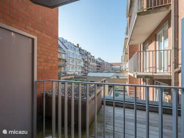 Bayauxlaan Knokke Zee huren in België, Belgische Kust, Knokke - appartement balkon aan slaapkamer aan achterkant
