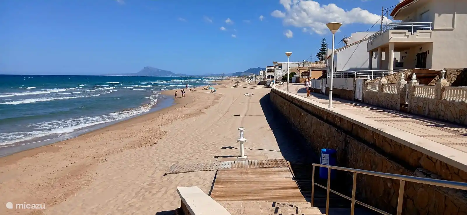 beach in Piles at 15 min drive