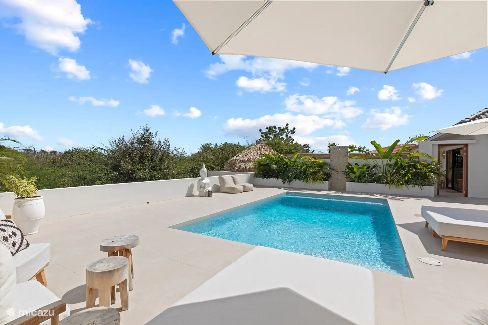 Het heerlijke zwembad.