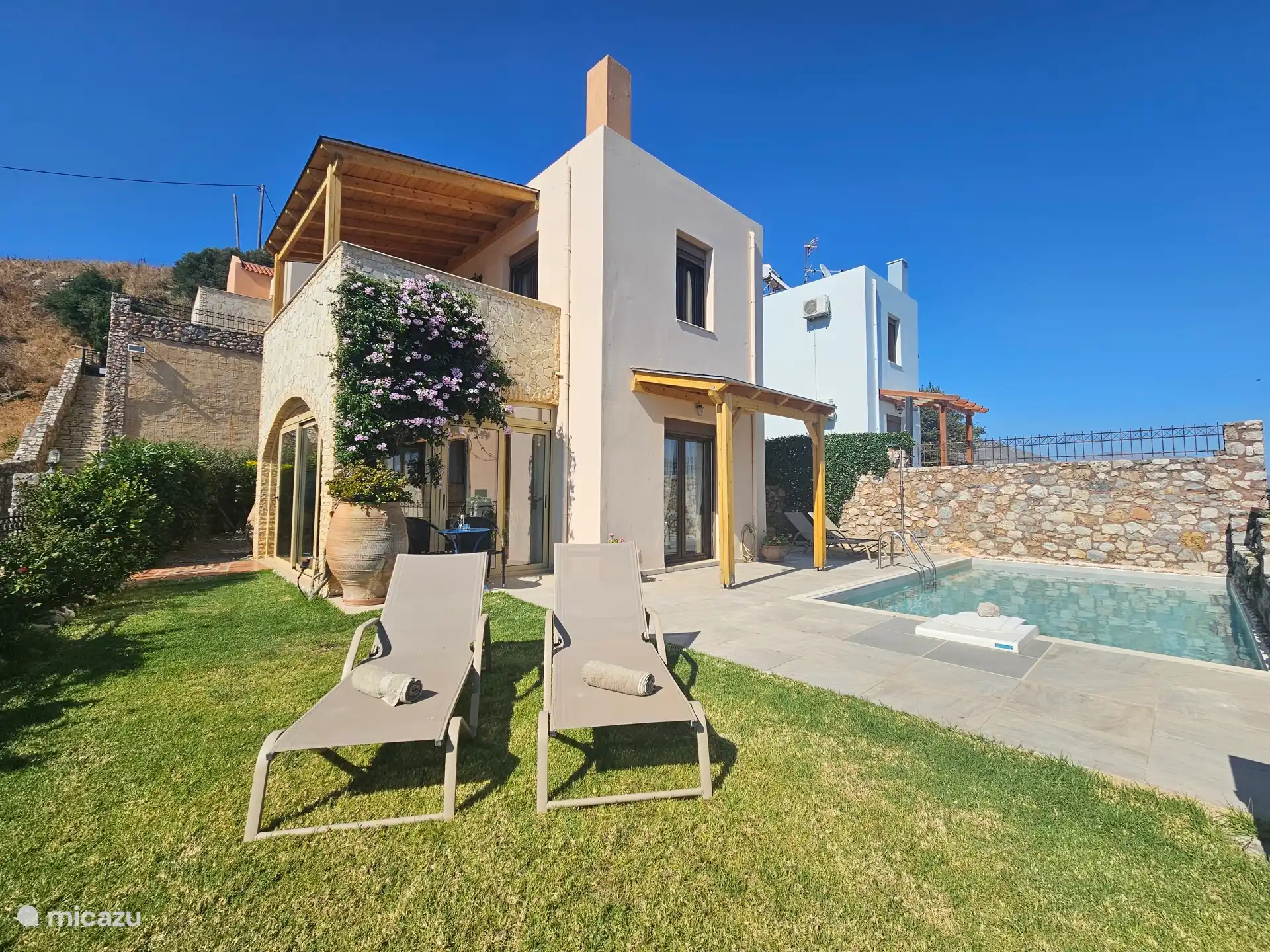 Zon, zee & strand, Griekenland, Kreta, Sellia, villa Sellia-Julie