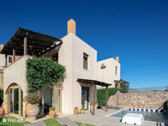 Sellia-Julie | Grèce, Crète, Sellia - villa Une jolie maison avec terrasse spacieuse et piscine