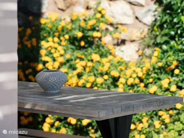 Sellia-Julie | Grèce, Crète, Sellia - villa Table dans le jardin