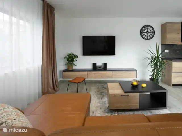 Villa Oliveto en Croacia, Istria, Labin - villa sala de estar + TV