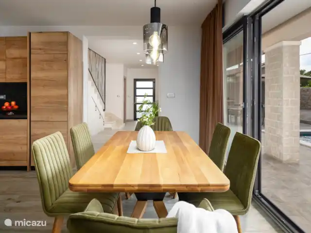 Villa Oliveto en Croacia, Istria, Labin - villa Mesa de comedor