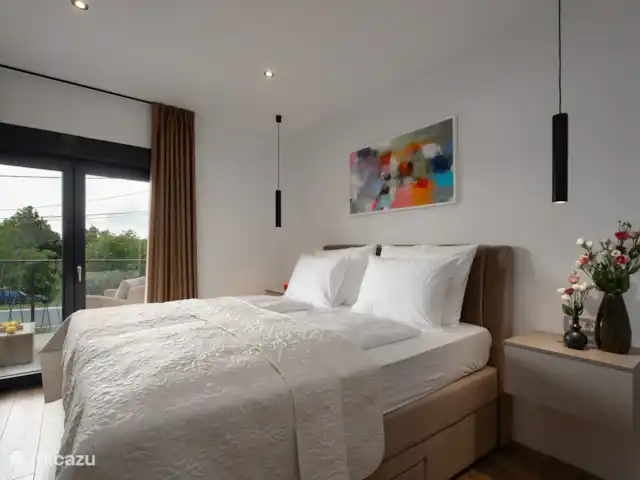 Villa Oliveto en Croacia, Istria, Labin - villa dormitorio