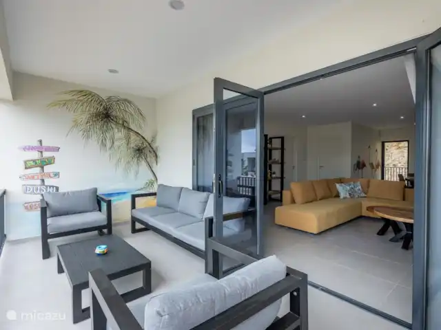 Mambo One B en Curazao, Banda Arriba (este), Mambo Beach - apartamento Porche/veranda