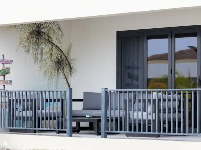 Mambo One B en Curazao, Banda Arriba (este), Mambo Beach - apartamento Porche/veranda