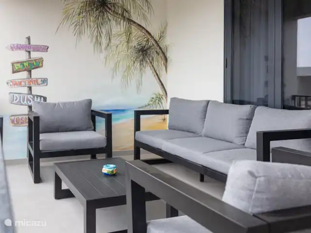 Mambo One B en Curazao, Banda Arriba (este), Mambo Beach - apartamento Porche/veranda