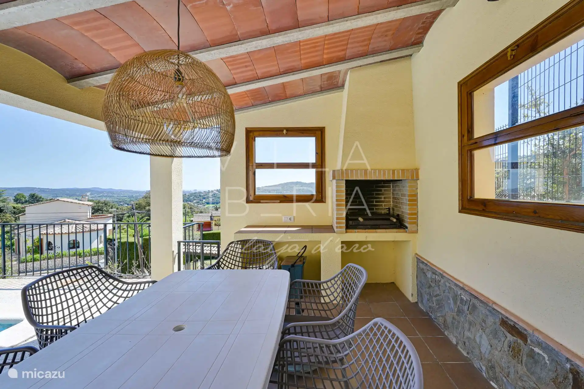 uitzicht vanuit de porche