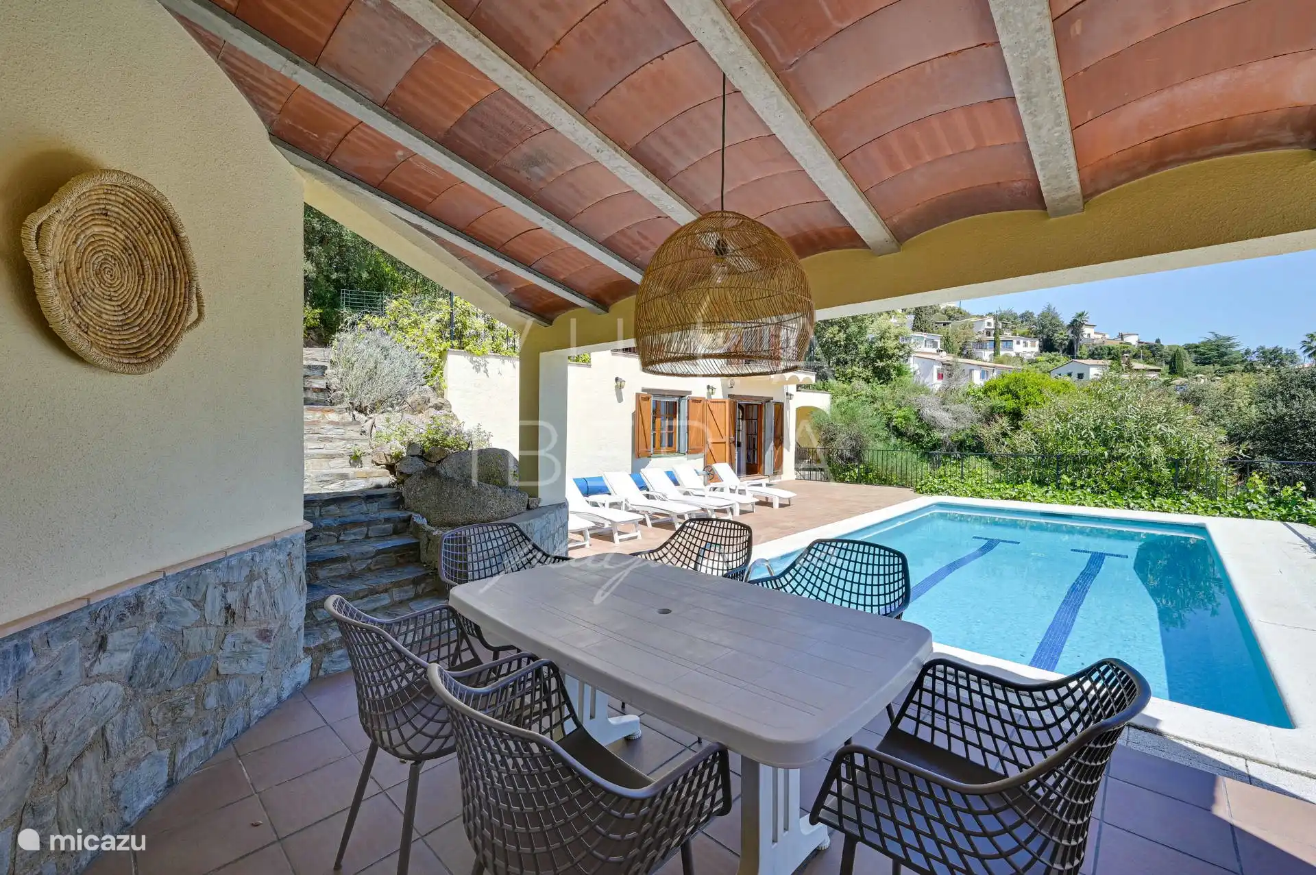 uitzicht vanuit de porche