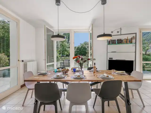 Villa Rosa Lac de Lugano | Italie, Lacs italiens , Porlezza - maison de vacances Table à manger
