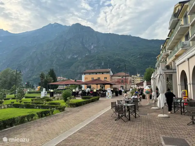 Villa Rosa Lac de Lugano | Italie, Lacs italiens , Porlezza - maison de vacances Terrasse avec bar et restaurant, à 1 min à pied