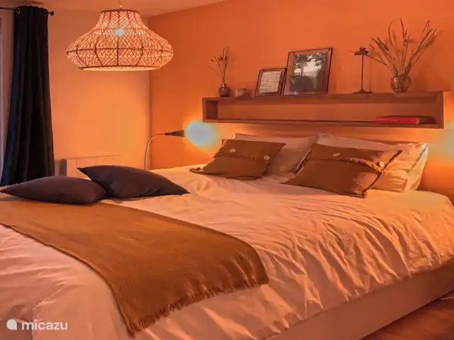 Trémouille en Francia, Dordoña, Saint-Geniès - casa vacacional Dormitorio amarillo