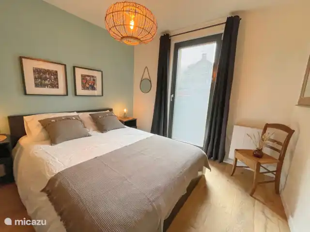 Trémouille en Francia, Dordoña, Saint-Geniès - casa vacacional Dormitorio azul