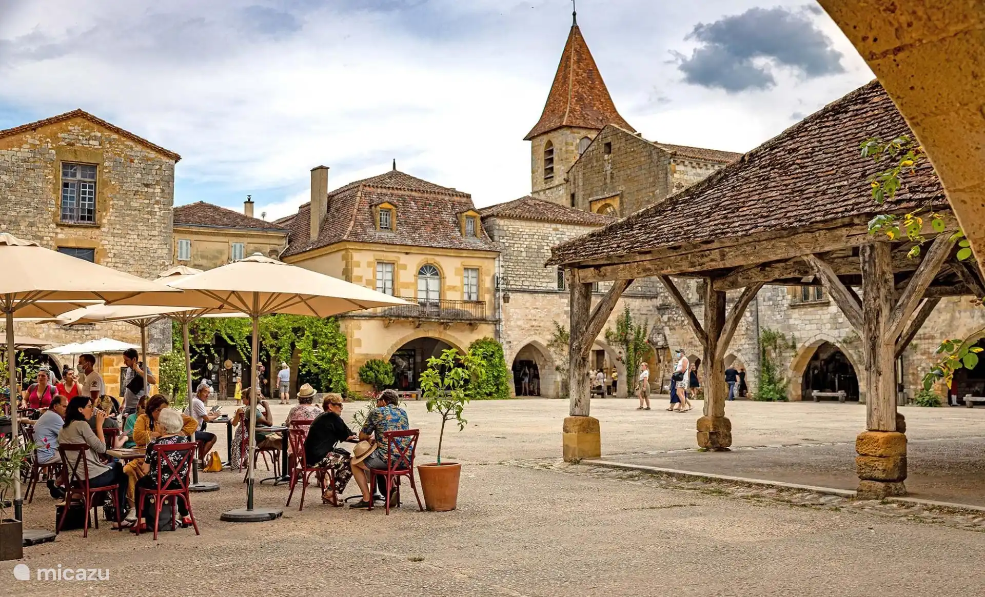 Monpazier, eines der Plus Beaux Villages de France