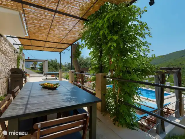 Villa Suzi huren in Kroatië, Istrië, Plomin - villa veranda