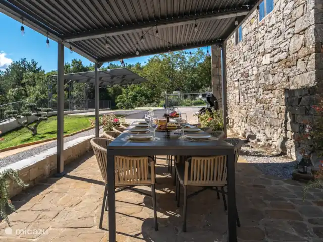 Villa Nikolina huren in Kroatië, Istrië, Buzet - villa veranda