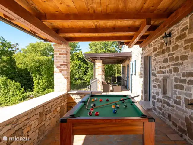 Villa Madonna delle Nevi | Croatie, Istrie, Oprtalj - villa billard