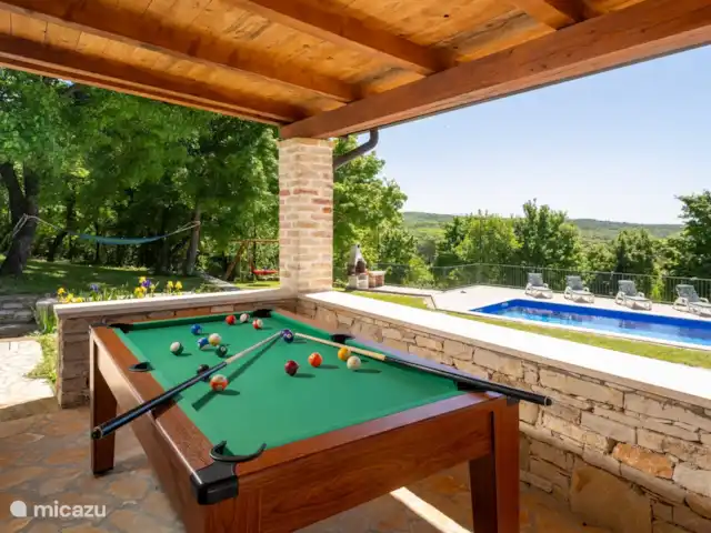 Villa Madonna delle Nevi | Croatie, Istrie, Oprtalj - villa billard
