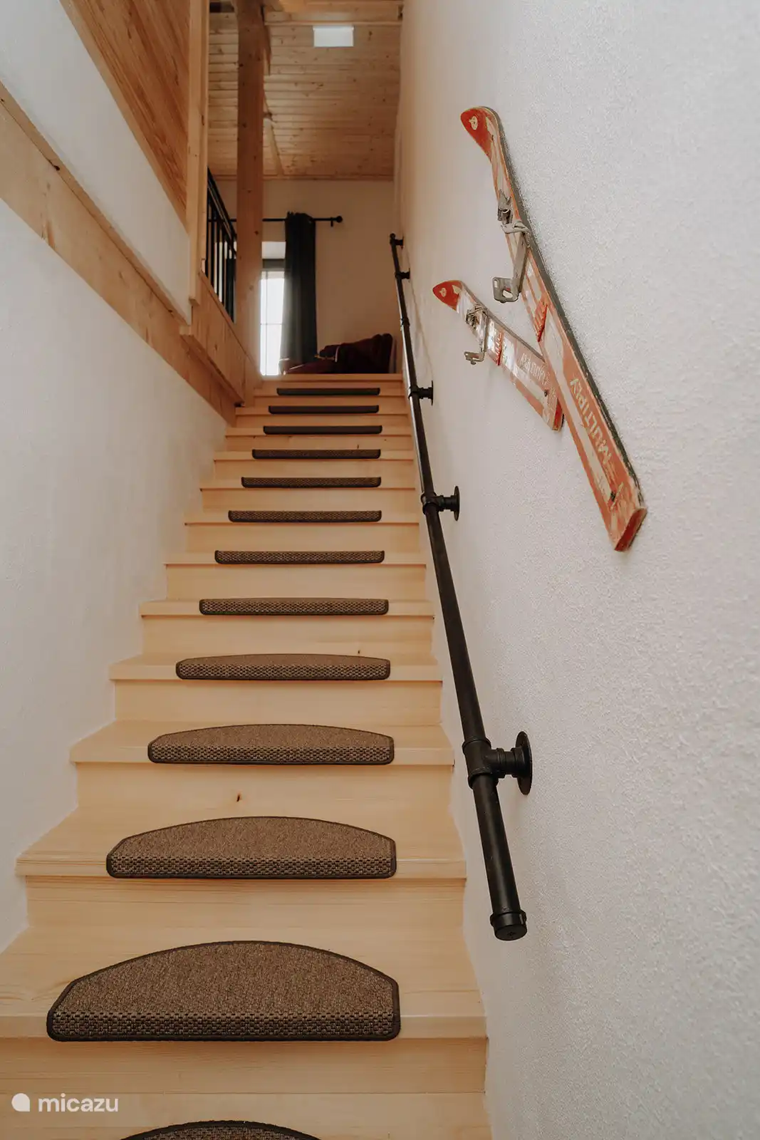Stairs to the upper floor