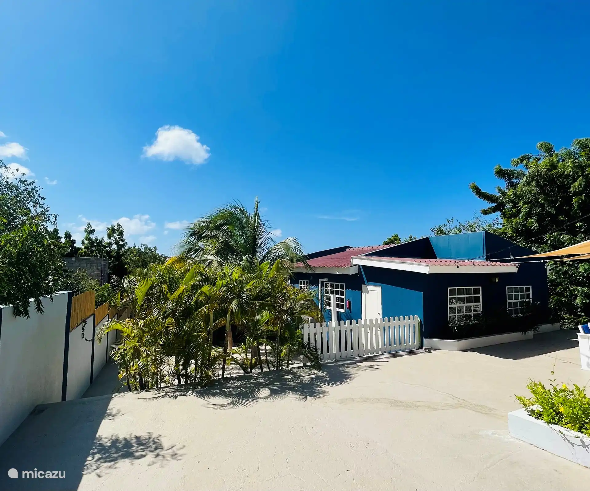 Vorderseite des Hauses