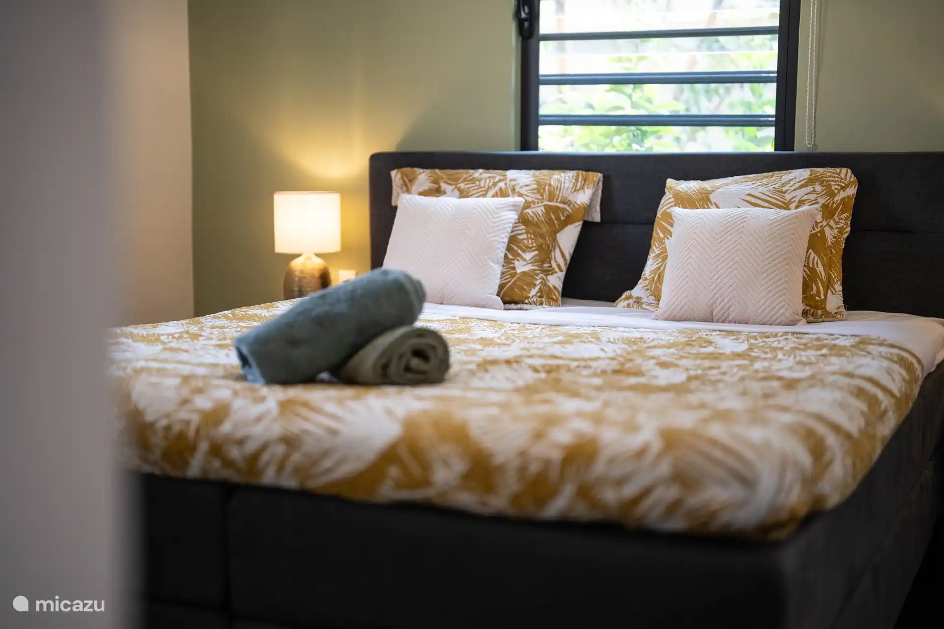 King Size bed with air conditioning