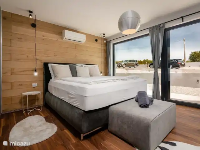 villa en Croacia, Istria, Porec – Villa Corolan dormitorio