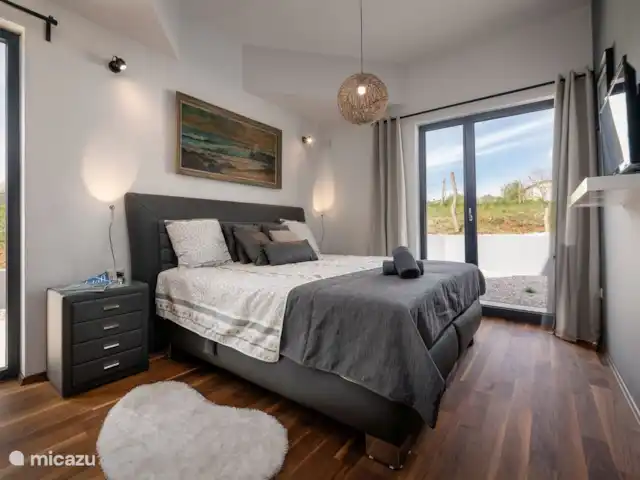 villa en Croacia, Istria, Porec – Villa Corolan dormitorio