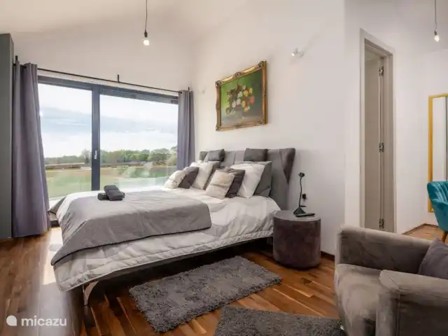 villa en Croacia, Istria, Porec – Villa Corolan dormitorio