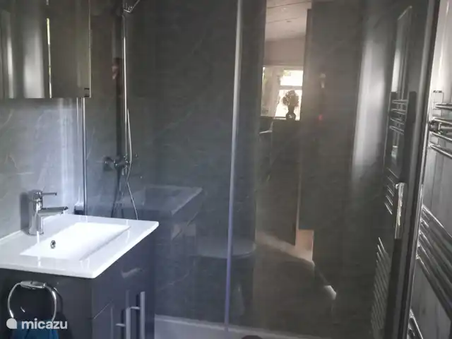 PrinceDélicieux | Pays-Bas, Gueldre, Harderwijk - chalet Salle de bain avec douche à effet pluie