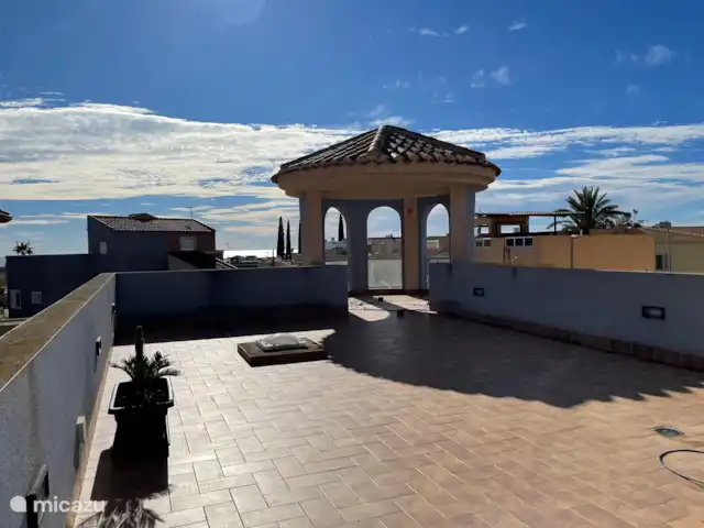 Location de Vacances Espagne, Costa Cálida, Isla plana, villa - Casa Azul Terrasse sur le toit sans mobilier de jardin