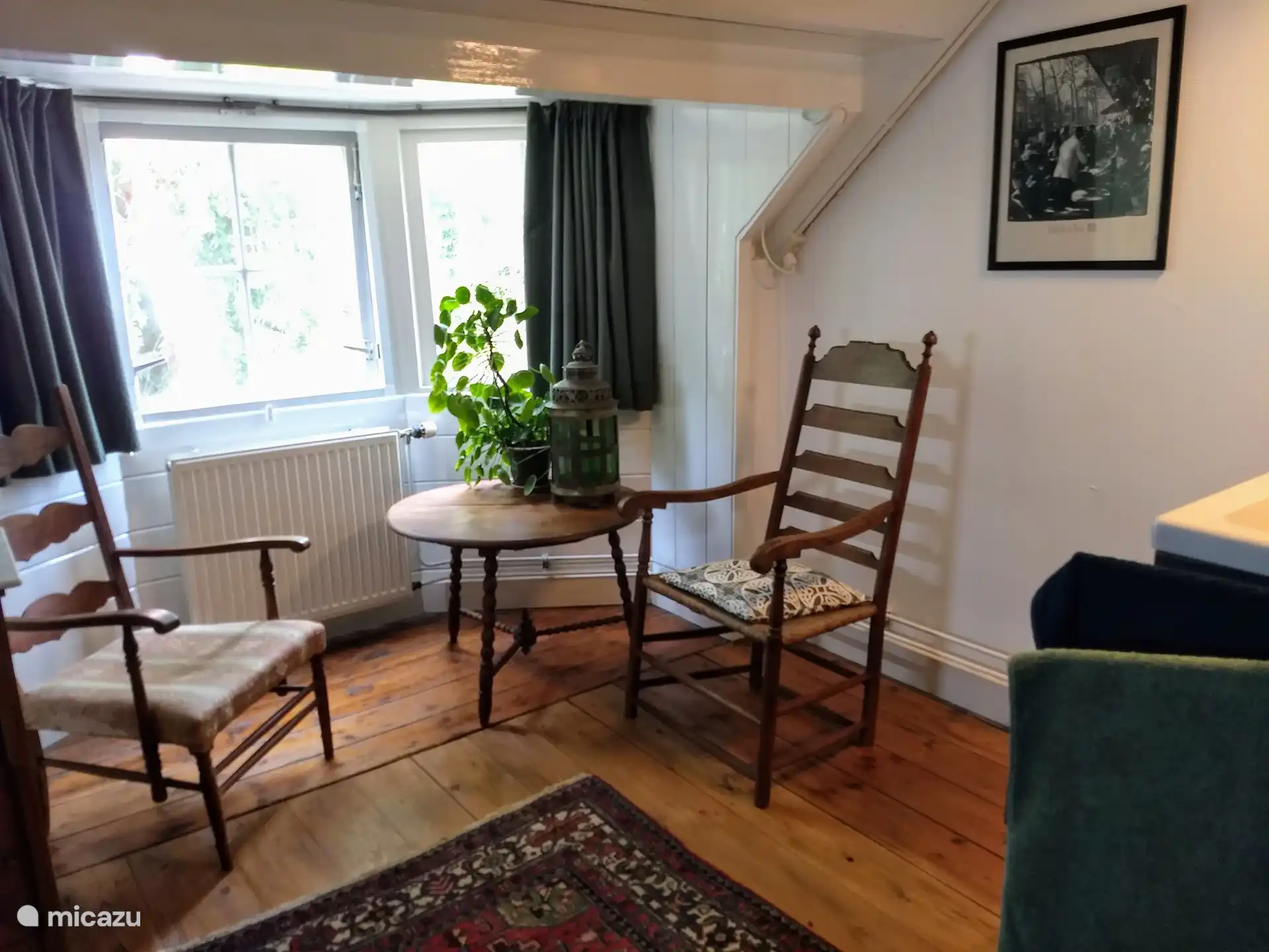 Sitzecke im größten Schlafzimmer im zweiten Stock.