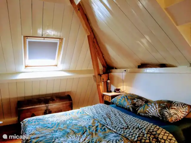Maison familiale 't Spoorhuis | Pays-Bas, Groningue, Zoutkamp - bungalow Et un lit double.