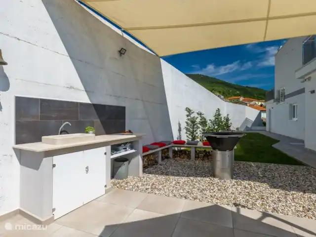 Villa Belici huren in Kroatië, Istrië, Moscenicka Draga - villa zithoek buiten