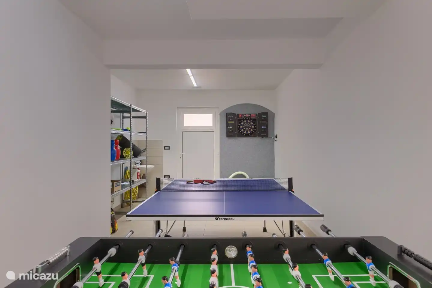 Tennis de table + jeu de foot