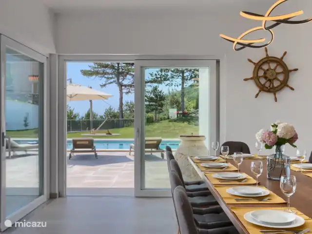 Villa Belici huren in Kroatië, Istrië, Moscenicka Draga - villa eettafel