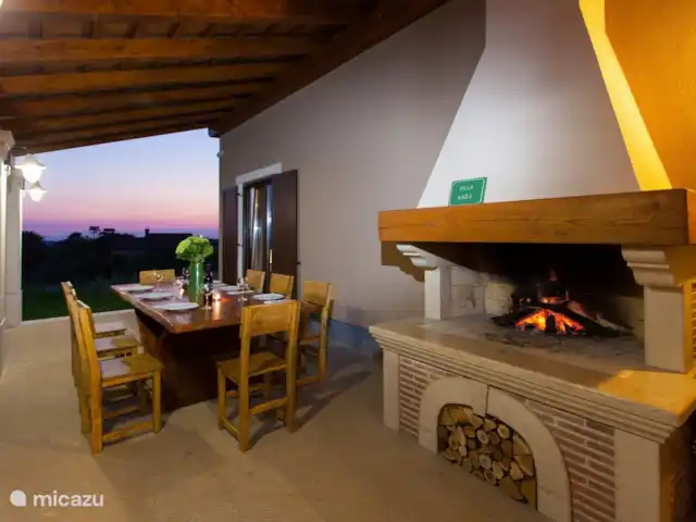 Villa Basici huren in Kroatië, Istrië, Jakovici  - villa veranda