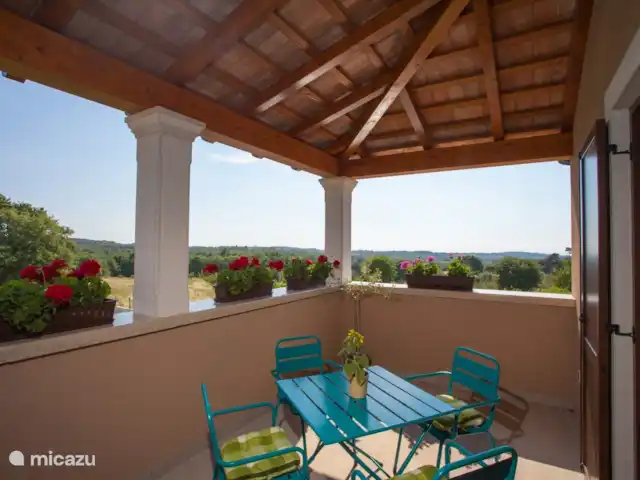 Villa Basici huren in Kroatië, Istrië, Jakovici  - villa balcon