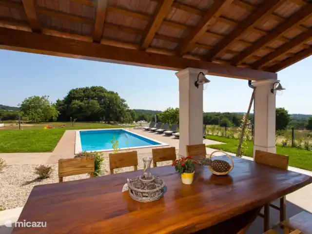 Villa Basici huren in Kroatië, Istrië, Jakovici  - villa veranda