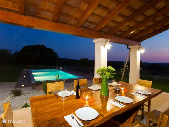 Villa Basici huren in Kroatië, Istrië, Jakovici  - villa veranda