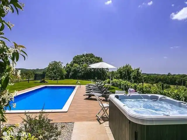 Villa Basici huren in Kroatië, Istrië, Jakovici  - villa zwembad + jacuzzi