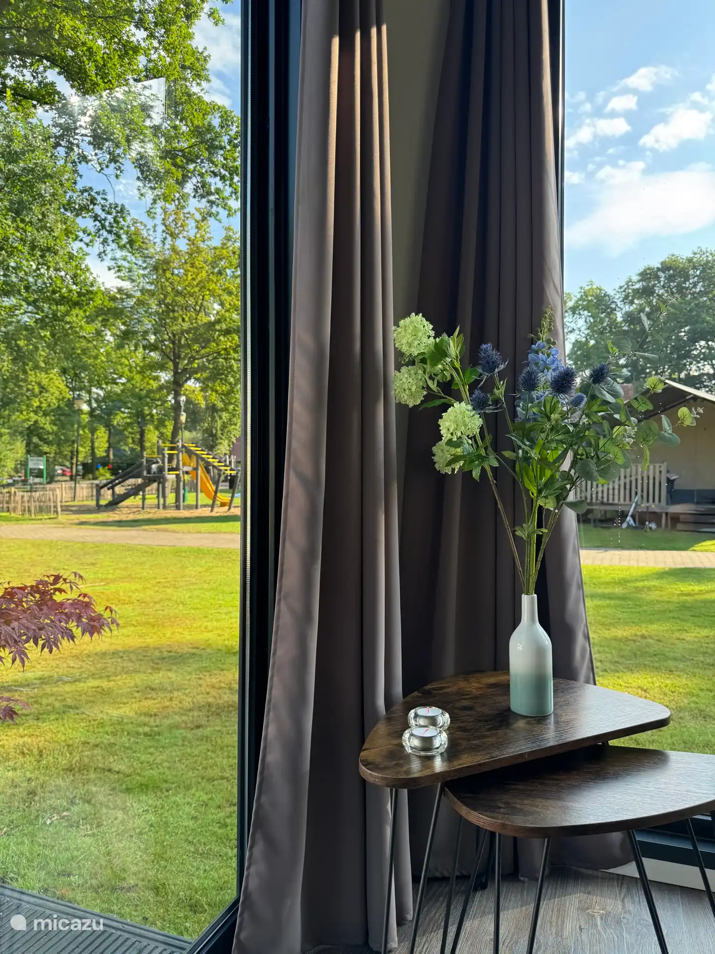 With the huge lookout you always have something to see. In addition, your children are always within direct view in the playground; or even on the terrace in sight for the kids!