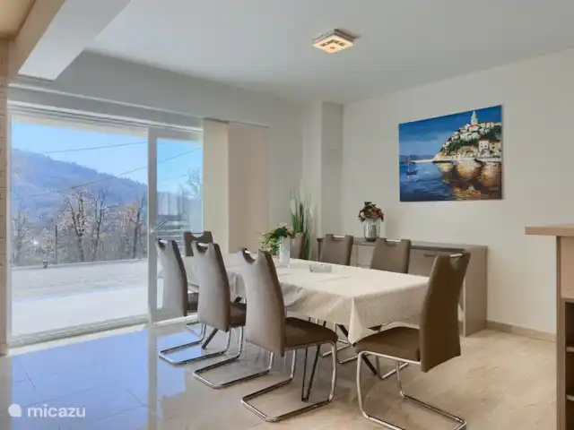 Villa Ripenda en Croacia, Istria, Labin - villa Mesa de comedor