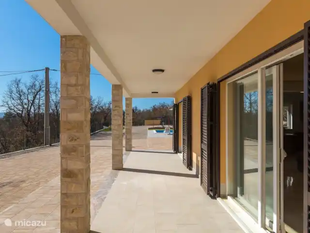 Villa Ripenda en Croacia, Istria, Labin - villa Exterior en la villa