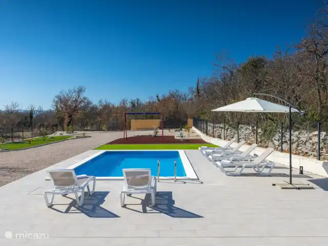 Villa Ripenda en Croacia, Istria, Labin - villa Piscina + Terraza