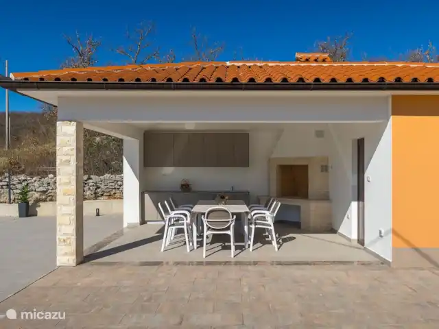 Villa Ripenda en Croacia, Istria, Labin - villa Sala de estar