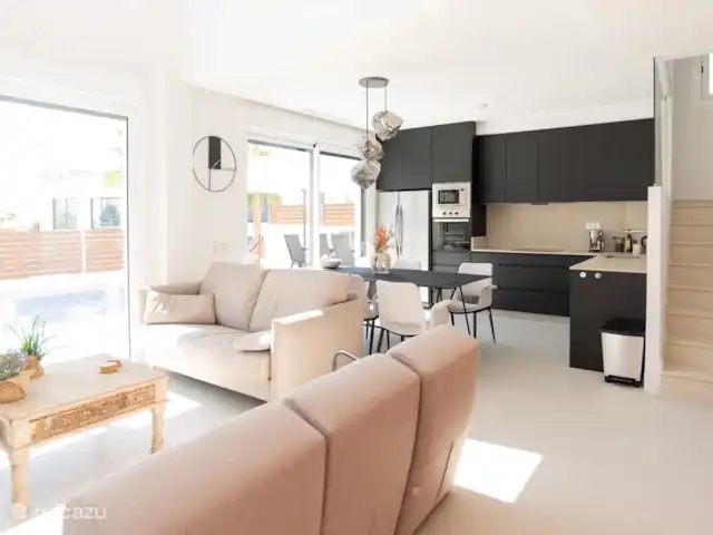 Luxe villa met prive-zwembad! huren in Spanje, Costa Blanca, Villajoyosa - villa Moderne woonkamer en keuken